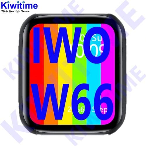 KIWITIME IWO W66m Smart Watch 40mm Series 6 for Support Bluetooth Call Heart Rate ECG Pedometer Customize Watch face Smartwatch