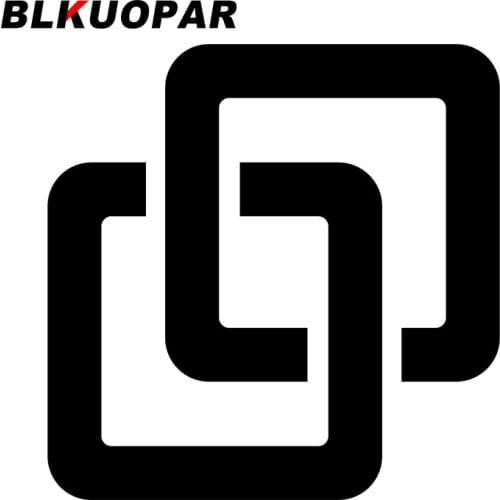 BLKUOPAR for Collaboration Icon Decals Vinyl Car Stickers Laptop Occlusion Scratch Refrigerator Sunscreen Funny Decoration