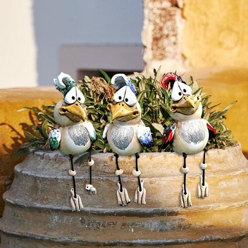 Funny Garden Statues Chicken Farm Farm Art-Backyard Decoration Sculptures Courtyard Chicken Decoration Adornos Jardin Exterior