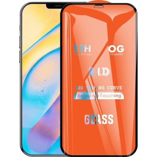 For Apple iPhone 12 Pro Max iPhone12 Mini 5G 21D 9D Full Glue Cover Toughened Tempered Glass Film Screen Protector Guard