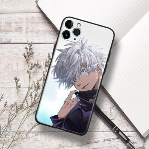 Jujutsu Kaisen Satoru Gojo Art For IPhone Se 6 6s 7 8 Plus X XR XS 11 12 Mini Pro Max Glass TPU Silicone Phone Case Cover Shell