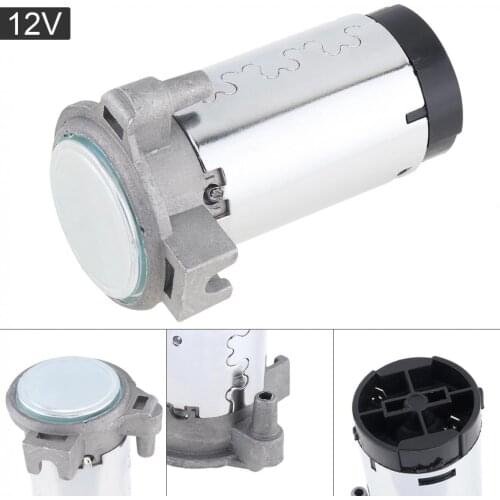 1pcs Metal Silver Durable Portable 12V Air Compressor Suitable for Air Horn Car/ Truck / Vehicle