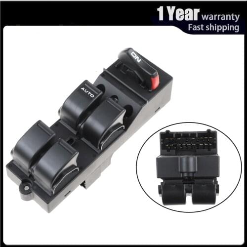 83593-S04-9500 Car accessories Power Window Control Switch Regulator Button For Honda Civic CX EX HX LX Si 4 Door 1996-2000