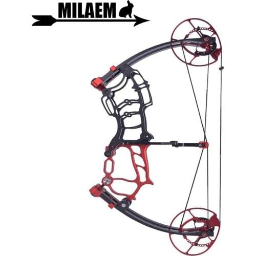 Archery Compound Bow Hunting Bow 40-70lbs Adjustable Short Axis Sports Bow Outdoor Bow Arrow Fishing Shooting Accessories