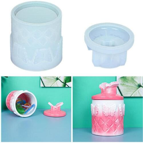 Glue dropping mold butterfly storage box candle cup mold