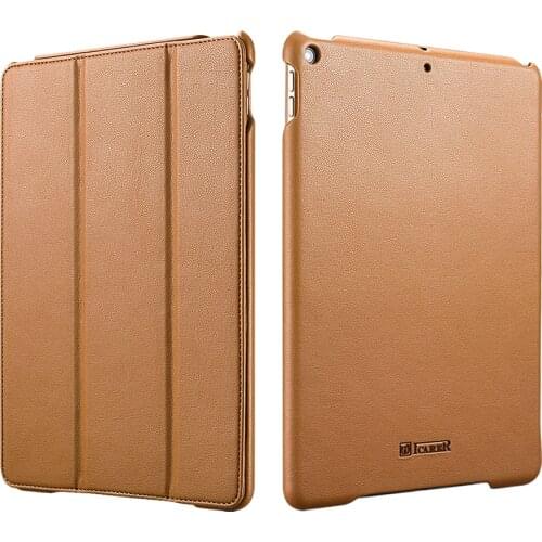 Icarer for Apple iPad Mini 5 (7.9 inch ) 2019 Simple Series High Quality PU Leather Folio Case Tablet Protective Flip Cover