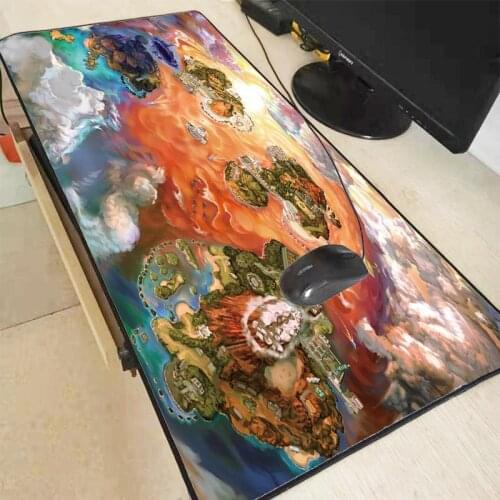 Colorful Map MousePad Large Locking Edge Speed Gamer Gaming Mouse Pad For CSGO Dota Laptop Notebook Mat 30X60/40X90CM