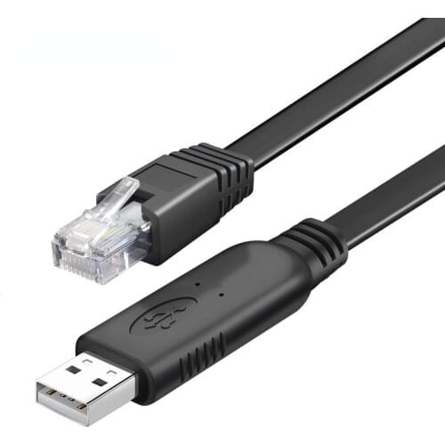 Console Cable USB To RJ45 Extension Cables RS232 FTDI Original Imported Chip for Cisco Router Switch Line USB C Rj45 Cable
