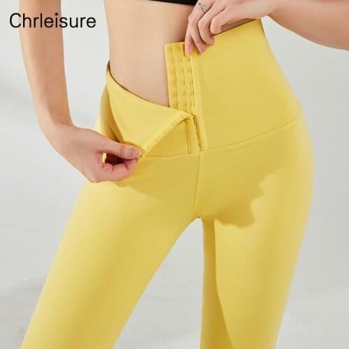 CHRLEISURE Slim Leggings for Women High Waist Elastic Sport Push Up Gym Workout Legging Body Shaper Casual Quick-Drying Jegging
