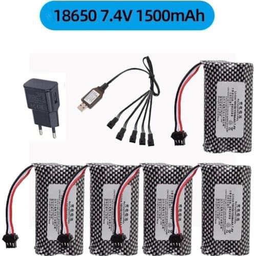 Helicopter battery 7.4v 1500mAh Battery For GW124 Stunt RC Car Gesture Sensing Toy Gifts Quadcopter Spare battery