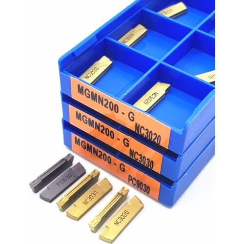 MGMN150-G MGMN200-G NC3020/NC3030/PC9030 Grooving Insert Lathe Tool Slotted Carbide Blade Lathe Tool Tungsten Cutting Tool