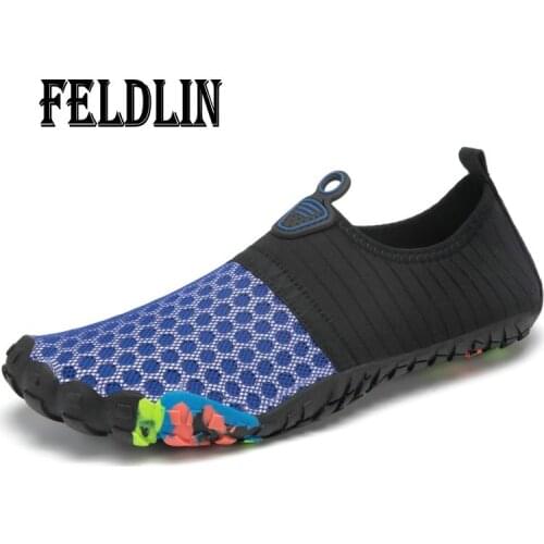 Men Aqua Outdoor Beach Swimming Shoes Women Upstream Shoes Breathable Hiking Sport Shoes Quick Drying River Sea Water Sneakers