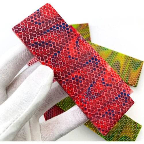 Knife handle resin honeycomb patch knife handle material catapult material knife back beautification decoration DIY