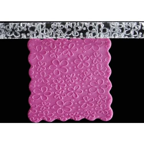 Cake Fondant Embossed Rolling Pin Gum Embossing Sugar Cake Decor Crafts Tool S55