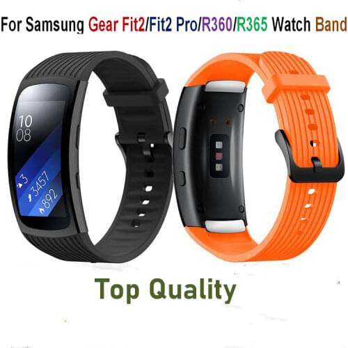 Top Quality Silicone Strap for Samsung Gear Fit2 pro Watch Bands Replacement Watchband Bracelet for Gear Fit 2 Pro SM-R360 Band
