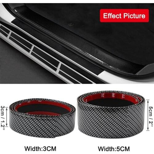 UNIVERSAL CAR DOOR SILL GUARD BUMPER TRUNK ANTI-SCRATCH STICKER TRIM PROTECTIVE STRIP STYLING DIY ANTI-COLLISION PROTECTOR DECAL
