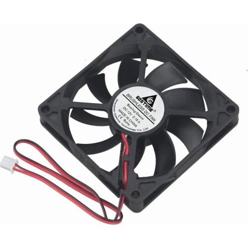 5 Pcs Gdstime 80x80x15mm DC 12V Two Wires Brushless PC Cooler Cooling Fan 80mm x 15mm 8cm 8015