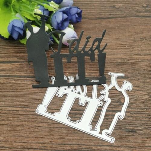 Graduation background Metal Cutting Dies Stencils For DIY Scrapbooking Decorative Embossing Handcraft Die Cutting Template