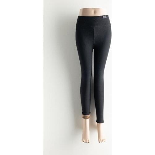 Women Fleece Legging Printed Cloth Label Sleamless Fitness Winter Rabbit Plush Thermal Legging Cold Resistance Below Zero