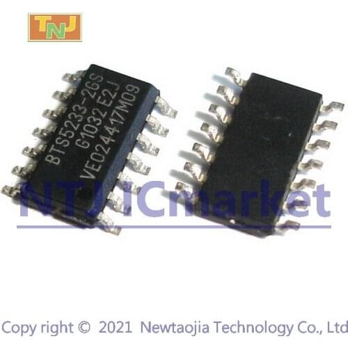 10 PCS BTS5233-2GS SOP-14 SMD14 for Audi car computer board lighting driver IC Chip
