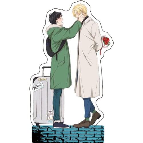 Anime BANANA FISH Acrylic Action Figures Desk Stand 15cm Double Side Printed Comic Exhibition Decor Ornaments Fans Collections