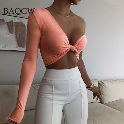 Женские базовые футболки BAQGW China At AliExpress