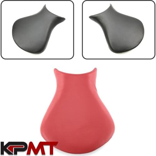 Motorcycle Rider Driver Seat Front Seat Cover Cushion Leather Red Pillow For Kawasaki Ninja ZX6R ZX-6R 2007 2008 ZX 6R 07 08