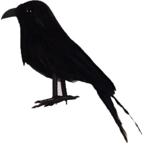 Black Feather Small Crows Birds Ravens for Halloween Decoration