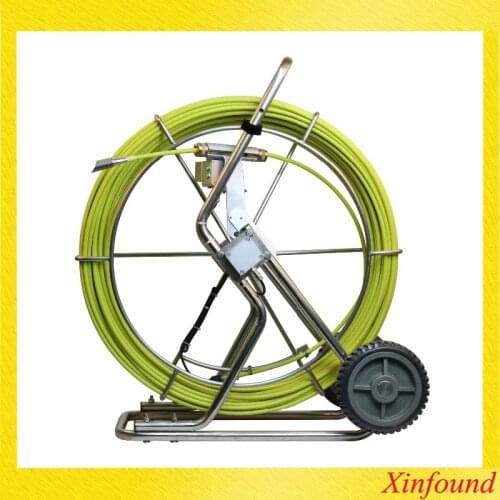 9mm 60m Cable with bracket for Pipe Drain Sewer Duct Video Inspection Camera System DVR Meter Counter