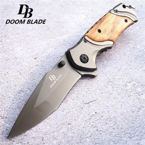 440C Blade Pocket Knife Camping Outdoor Hunting Hiking Knives Hunting Tactical Knifes High Hardness Tool Hard Self-defense Knife