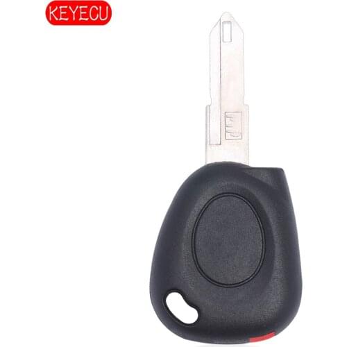 KEYECU 10PCS Remote Key Shell 1 Button for Renault Megane Scenic Laguna Espace