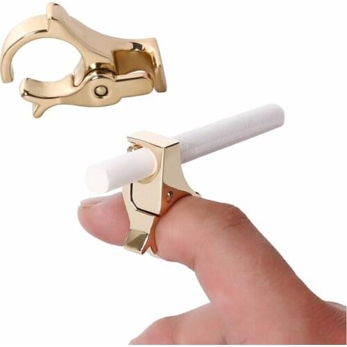 Creative Design Zinc Alloy Cigarette Holder Cigarette Tobacco Finger Ring Hand Rack Smoking Clip Smoking Accessories
