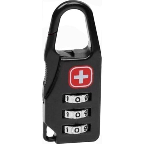 Alloy Mini Lock Padlock Portable Outdoor Travel Luggage Zipper Backpack Handbag Safe Anti-theft Combination Code Number Lock