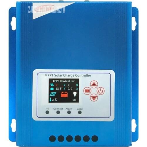 New CPE-48030 12V/24V/48V 30A Full Color LCD Screen Display Aluminum Alloy Shell MPPT Tracking Efficiency Solar Panel Controller