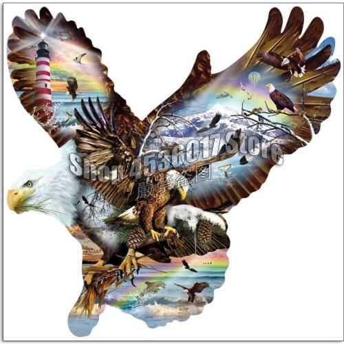 Eagle Eye 5d Diy Full Diamond Embroidery Birds Wild Life Diamond Painting Cross Stitch Rhinestone animals Mosaic Christmas gift