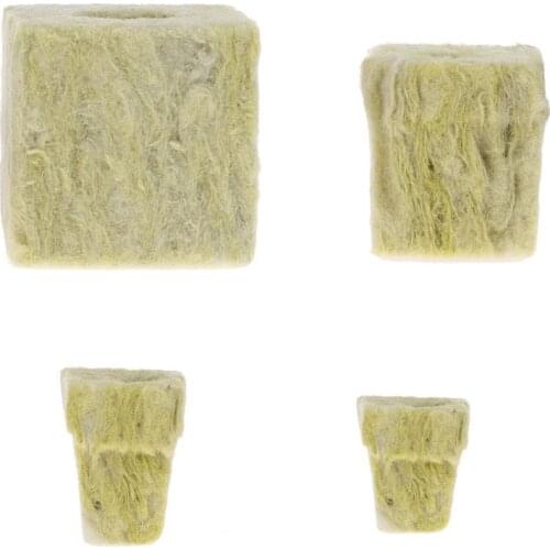 Rockwool Plant Starter Cube Hydroponic Grow Soilless Cultivation Planting Base N58C