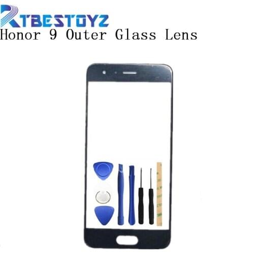 RTBESTOYZ New High Quality Touch Panel Screen For Huawei Honor 9 Touchscreen Replacement Front Outer Glass Lens