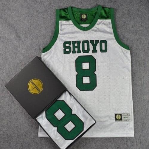 Slam SHOYO No.8 TAKANO Jerseys Basketball Tank Tops School Basketball Uniform Men Sportswear Cospaly Costume