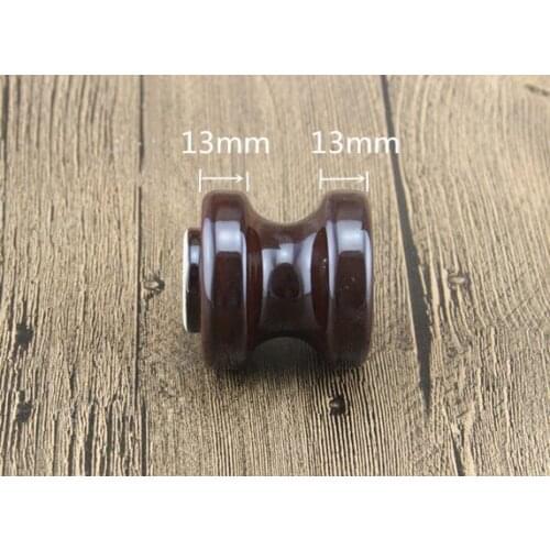 High temperature street code 4kv voltage ceramic line insulator 59*57.5mm