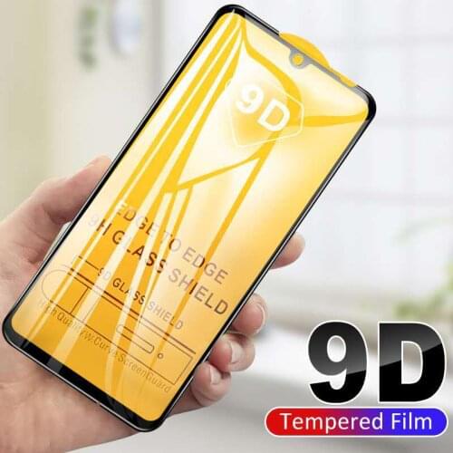 10Pcs/Lot Full Cover 9D Screen Protector For Huawei P40 P30 Lite P20 Pro P10 Plus Glass On Huawei Mate30 Mate20 Lite Glass Film
