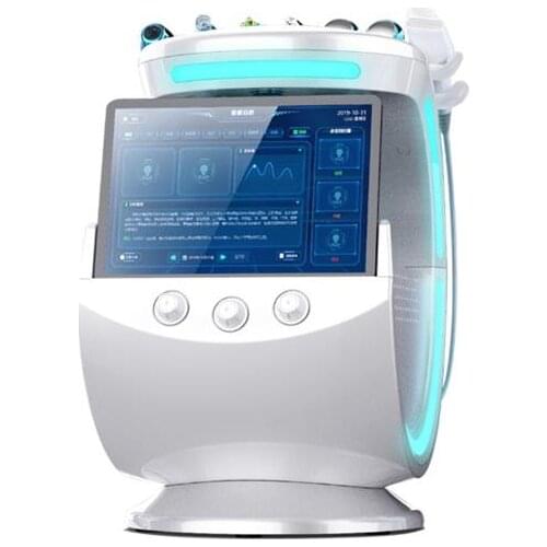 2021 new design 7 in 1 hydro dermabrasion oxygen facial skin care beauty machine with skin scanner