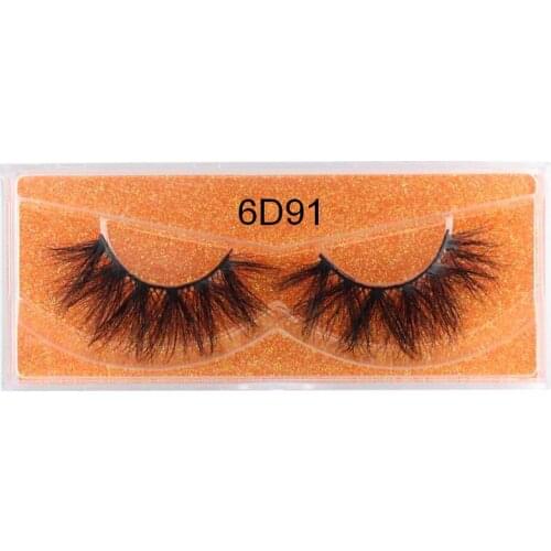 3D Real Mink False Eyelash Strip Mink Lashes Thick Fake False Eyelashes Makeup Beauty Handmade 100% Glitter Packing D101