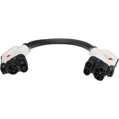 DC1000V 150A CCS2 To CCS1 EV Adapter Car Charging Connectors EVSE Adaptor