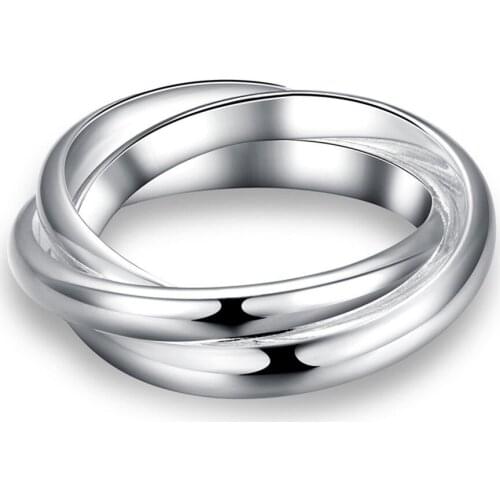 CAR003 Romantic Round cross Zirconia stone Circle Ring for women wedding Engagement Jewelry