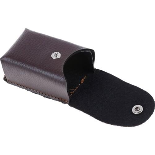 1PCS Men Women Unisex Reading Glasses Box Folding Protective Portable PU Leather Soft Bag