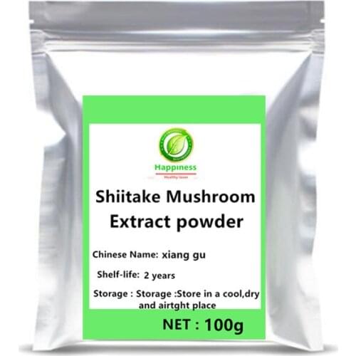 Hot Sale Dried Shiitake powder hedgehog comb Mushroom Extract Lentinan 30% promote appetite and gain weight tool