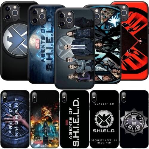 GX13 Agents of SHIELD Silicone Soft Case for iPhone 12 Mini 11 Pro XS Max XR X 8 7 6 6S Plus 5 5S SE 2020