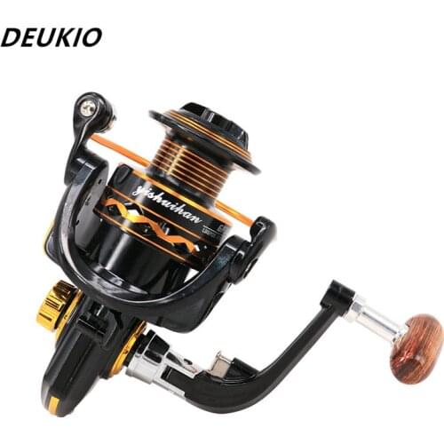 DEUKIO Fishing Reels 10KG Max Drag Carrete De Pesca 5.0:1 Metal Surfcasting Spinning Reel Saltwater Reel for Fishing Tackle 2021