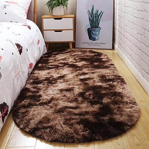 Varicolored tie-dye gradient carpet living room coffee table rug bedroom modern Nordic carpet children crawling mat La alfombra