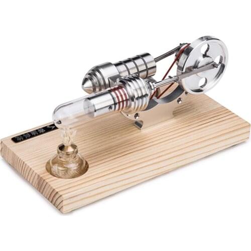 Stirling Engine Model Physics Educational Toy Teaching Resources Science Experiment Kit Set for Children Birthday Gift Toys